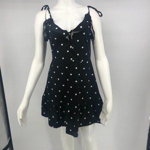 ASOS Black and White polka Dot mini dress 6